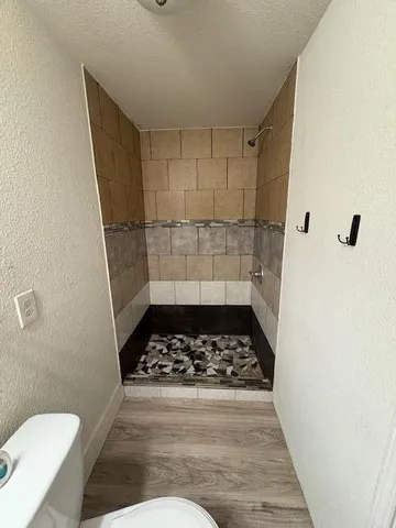 a bathroom with a sink and a toilet