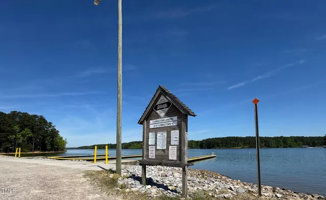a view of a yard with trees