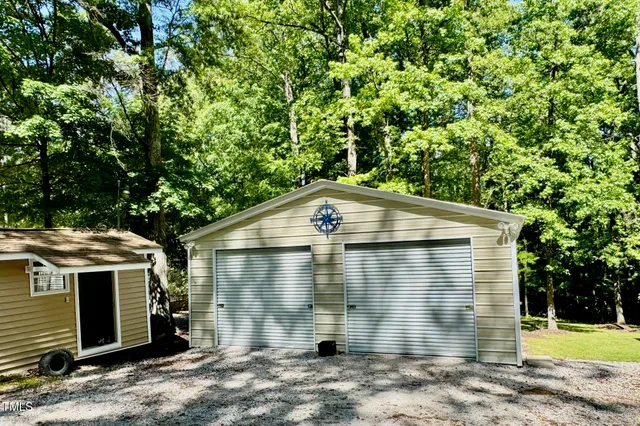 a view of a small house