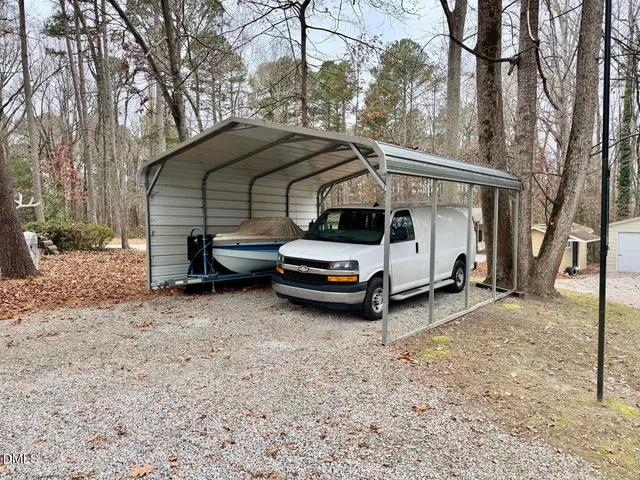 a view of a house with a garden