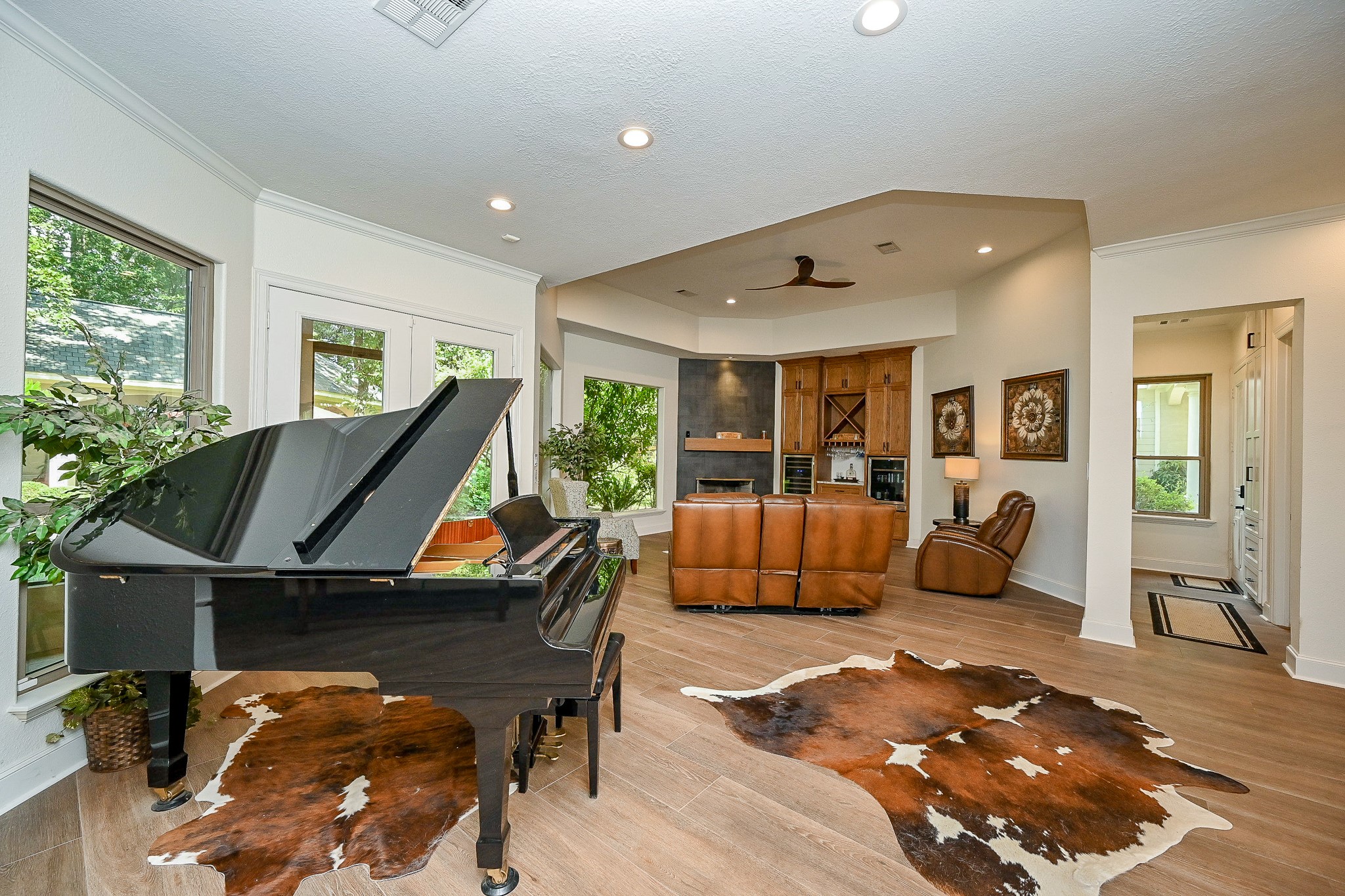 23914 Clouds Rest Magnolia, TX 77355 - Photo 14 of 50 a living room with furniture and a flat screen tv