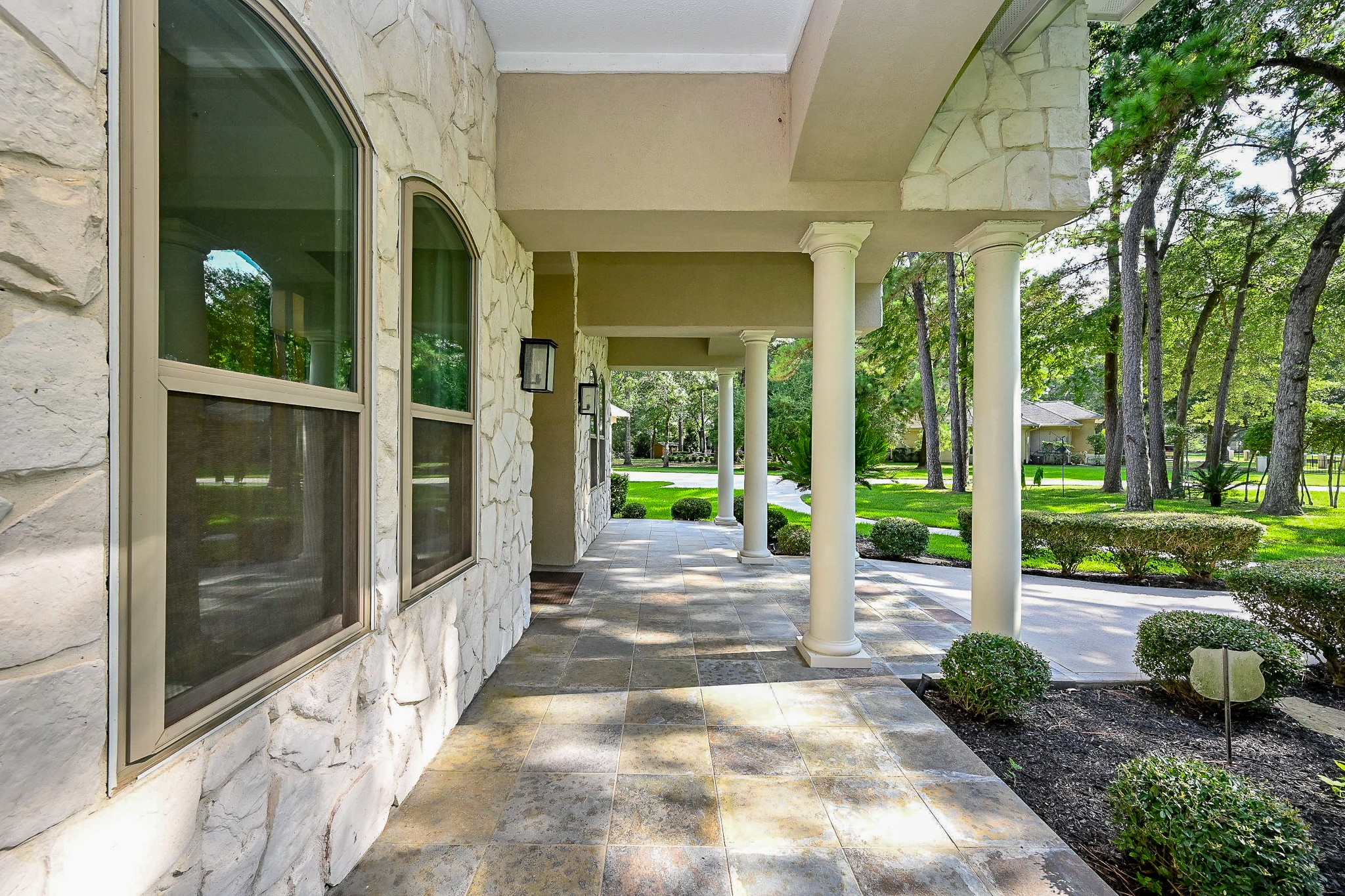23914 Clouds Rest Magnolia, TX 77355 - Photo 34 of 50 a view of a garden with patio