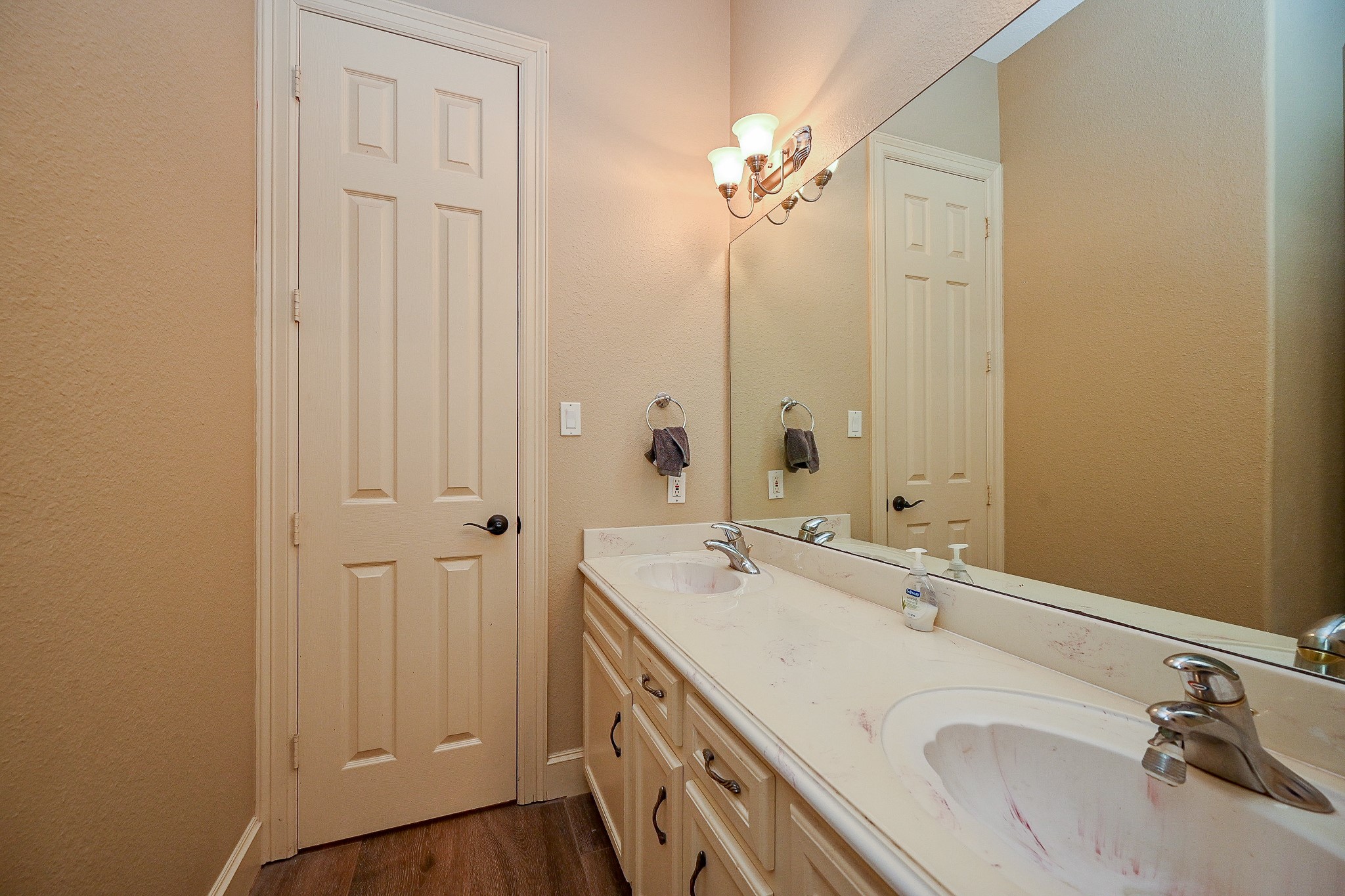 23914 Clouds Rest Magnolia, TX 77355 - Photo 44 of 50 a bathroom with a sink and a mirror