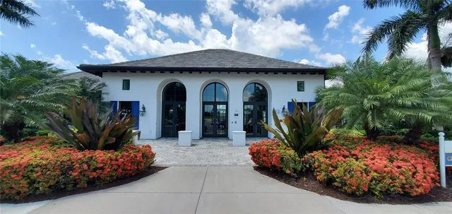 a view of a garden with plants