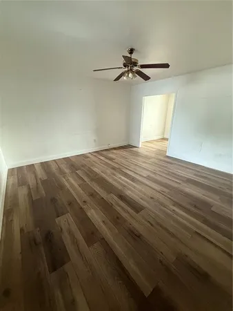 wooden floor in an empty room