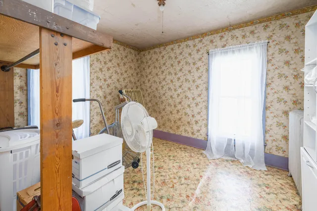 a view of front door of house