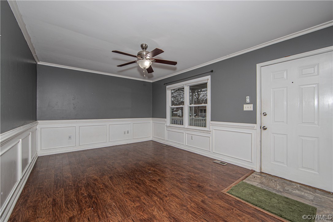15909 Sandwave Road Chester, VA 23831 - Photo 11 of 20 wooden floor in an empty room with a window