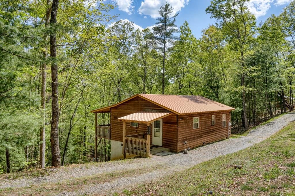 100 Fern Cv Lane Murphy, NC 28906 - Photo 1 of 28 a front view of a house with a yard and garage