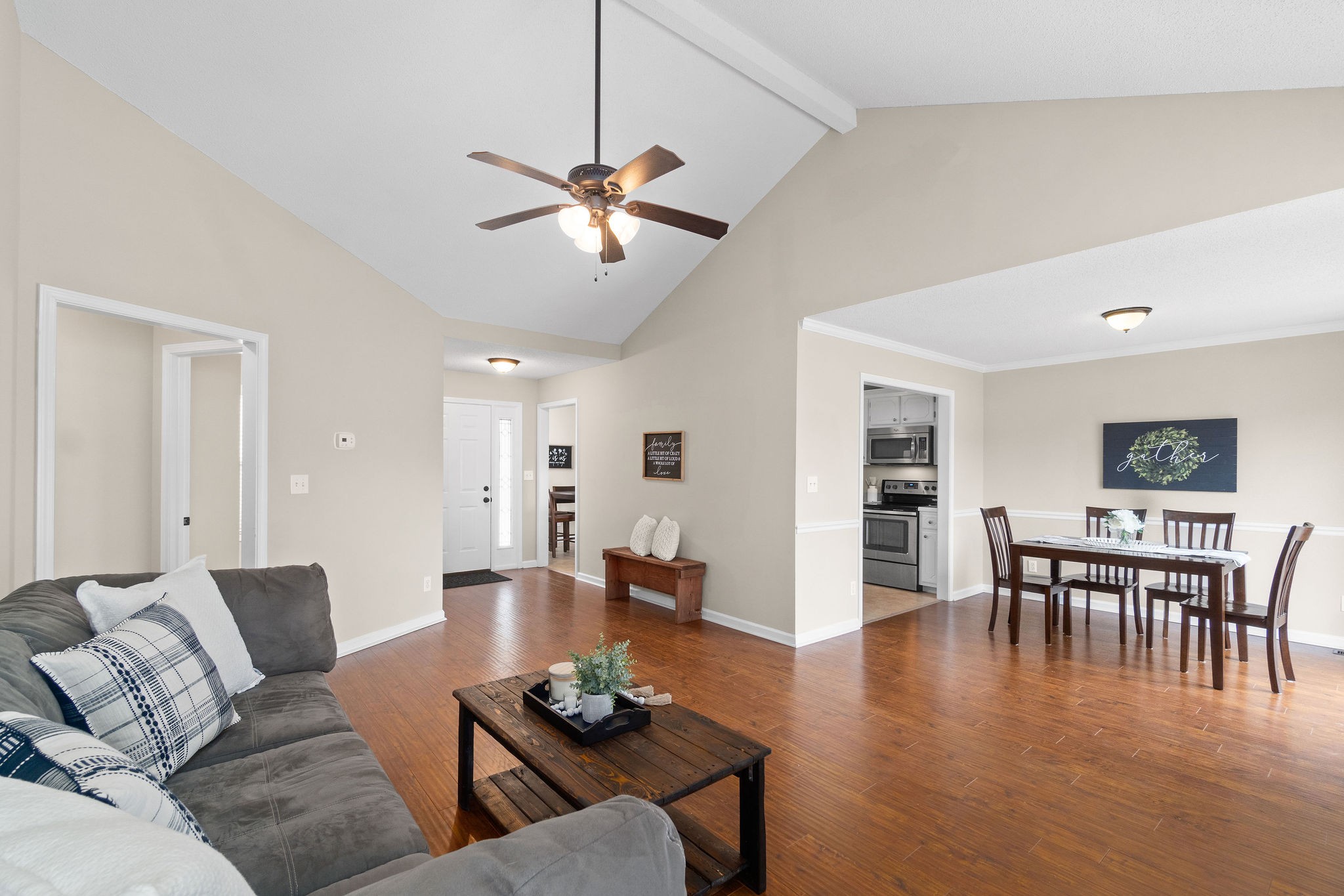 1626 Windriver Road Clarksville, TN 37042 - Photo 8 of 31 a living room with furniture wooden floor and window