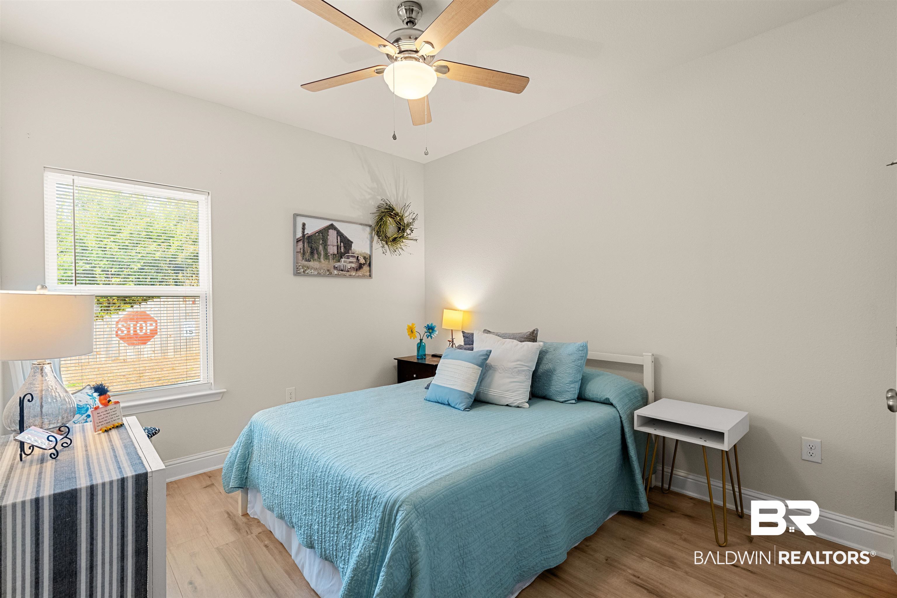 1857 Carly Street Foley, AL 36535 - Photo 23 of 42 Bedroom featuring light hardwood / wood-style flooring and ceiling fan