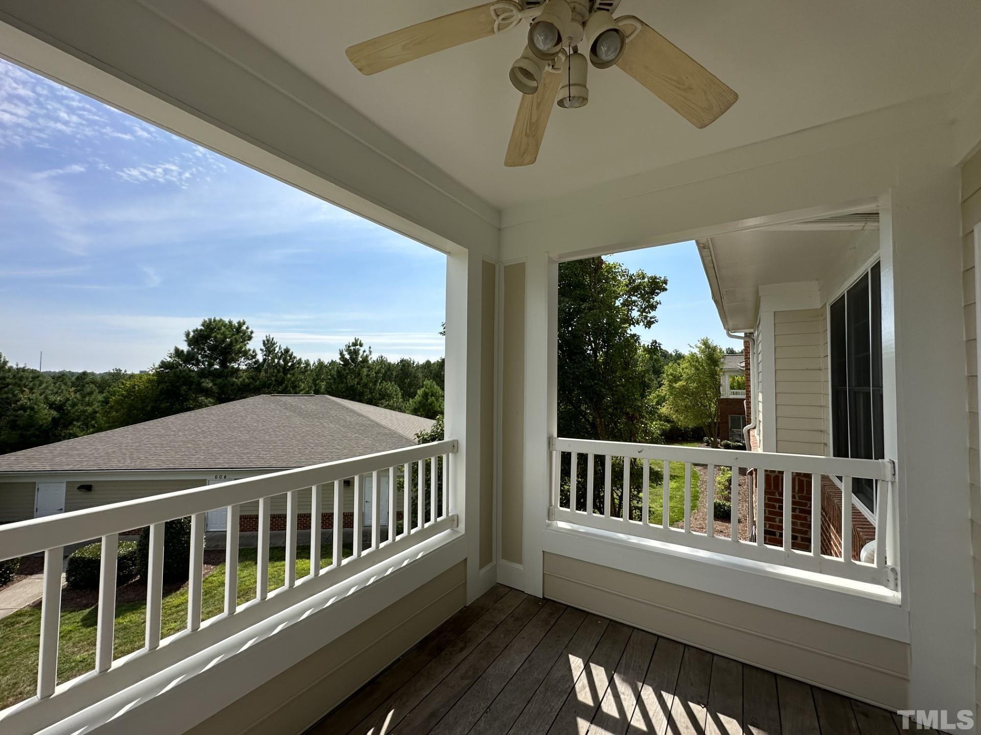 623 Waterford Lake Drive, Unit 623 Cary, NC 27519 - Photo 18 of 18 a view of a balcony with furniture