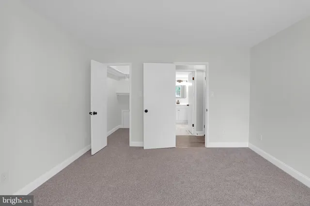 a view of an empty room