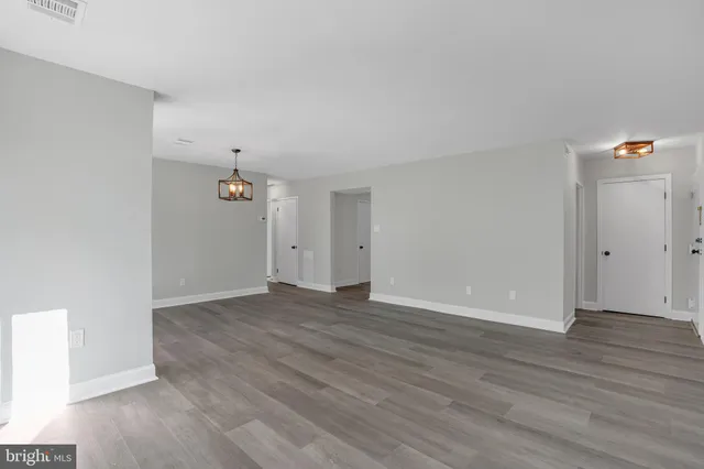 wooden floor in an empty room