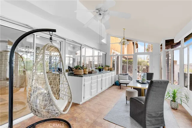 a very nice looking living room with a large window