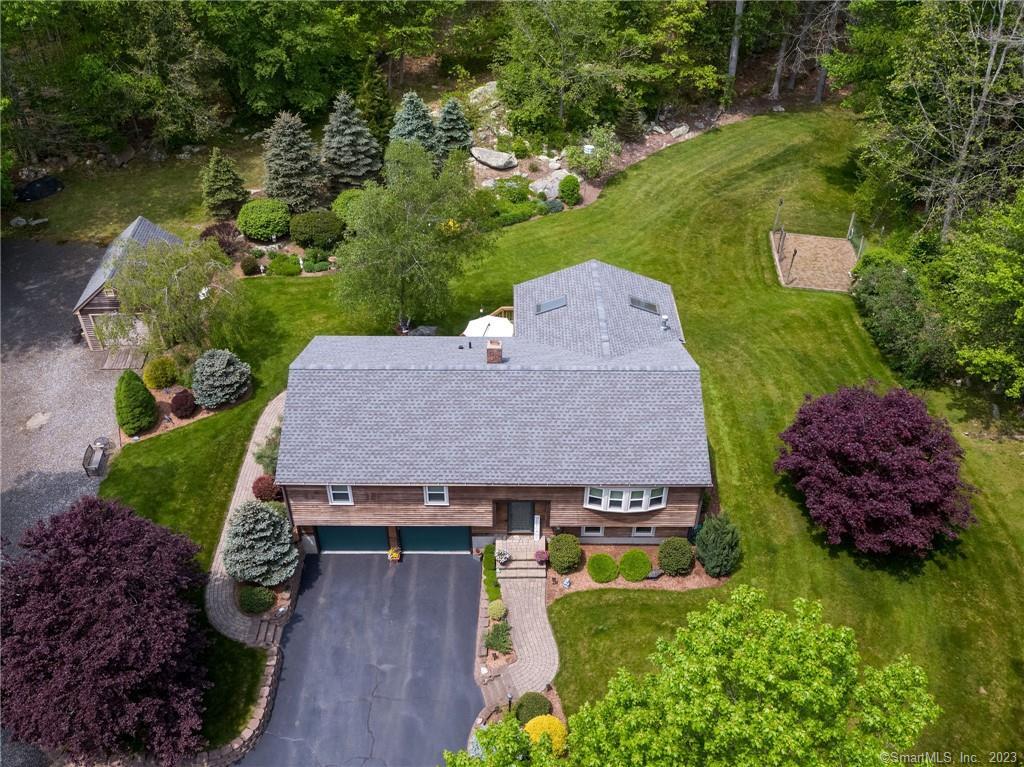 95 B Airline Road Clinton, CT 06413 - Photo 1 of 1 an aerial view of a house with garden space and street view