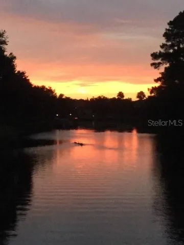 a view of lake and mountain