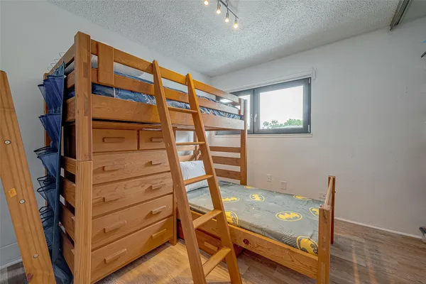 a room with furniture and closet