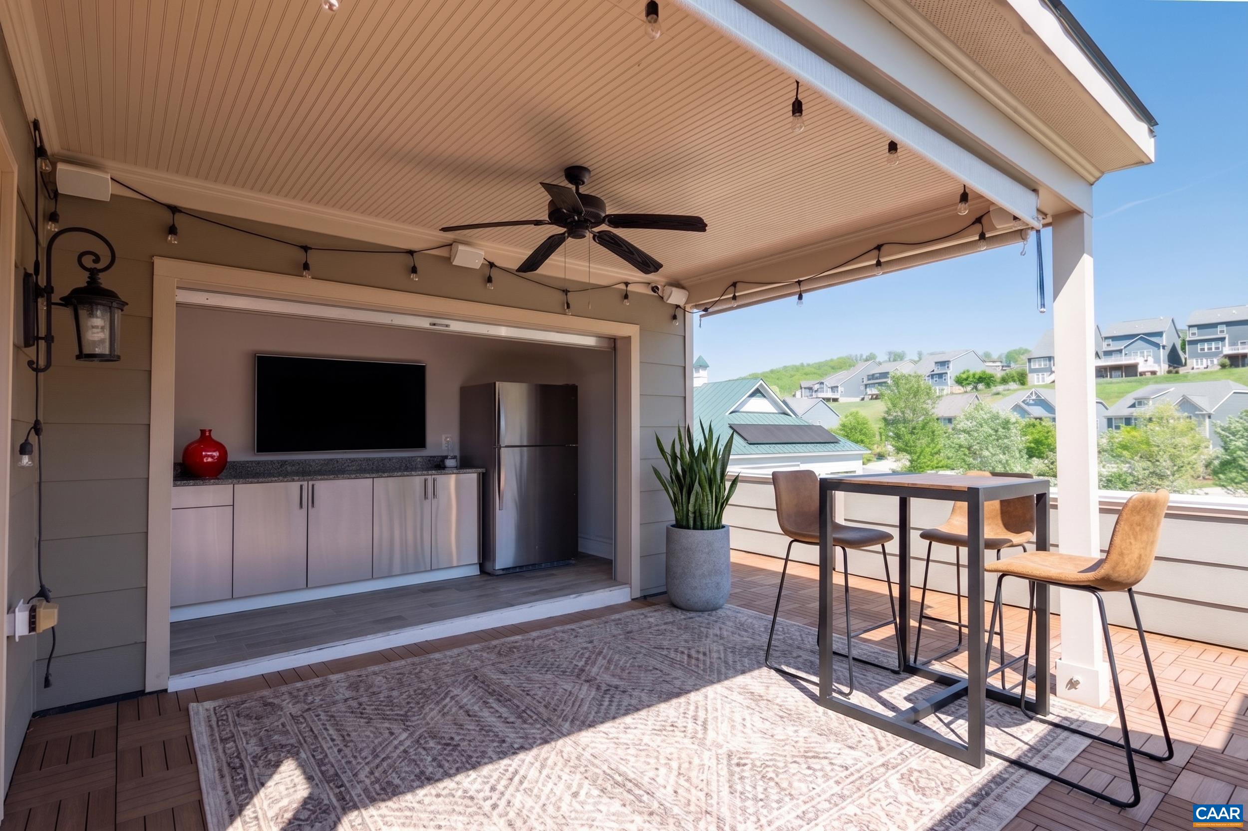 1411 Terrace Lane Charlottesville, VA 22911 - Photo 5 of 72 a view of a porch with furniture and a yard