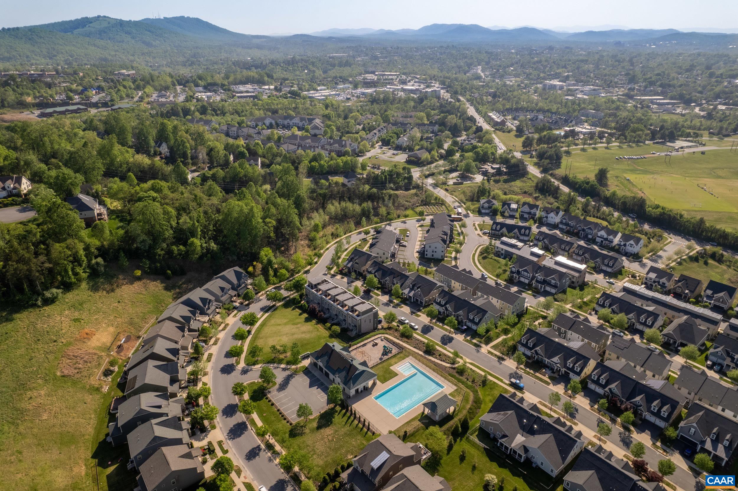 1411 Terrace Lane Charlottesville, VA 22911 - Photo 67 of 72 an aerial view of residential house with outdoor space