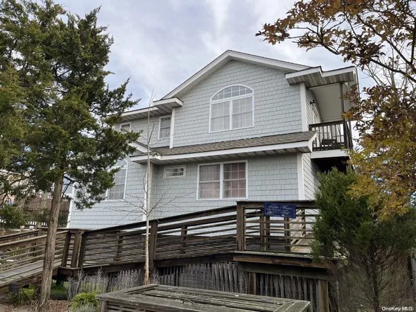 a front view of a house with balcony
