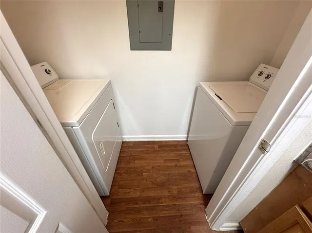 a bathroom with sink and mirror