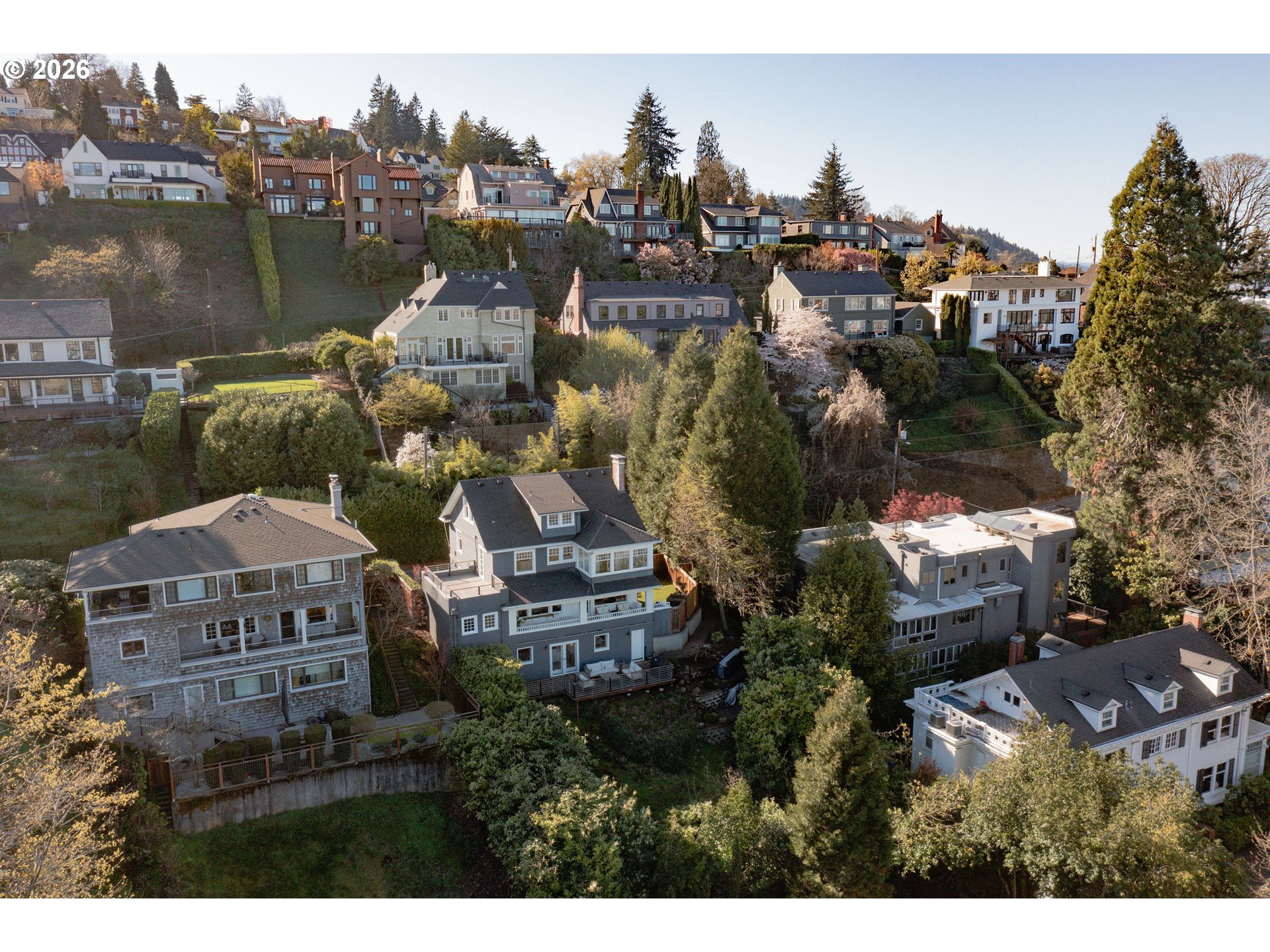 840 Northwest Summit Avenue Portland, OR 97210 - Photo 43 of 48 a picture of city view with lake view and houses in the back