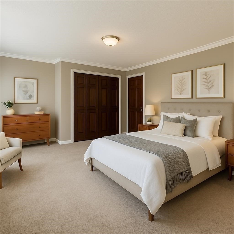 70 Chamberlain Road Westford, MA 01886 - Photo 10 of 25 a bedroom with a bed and a couch