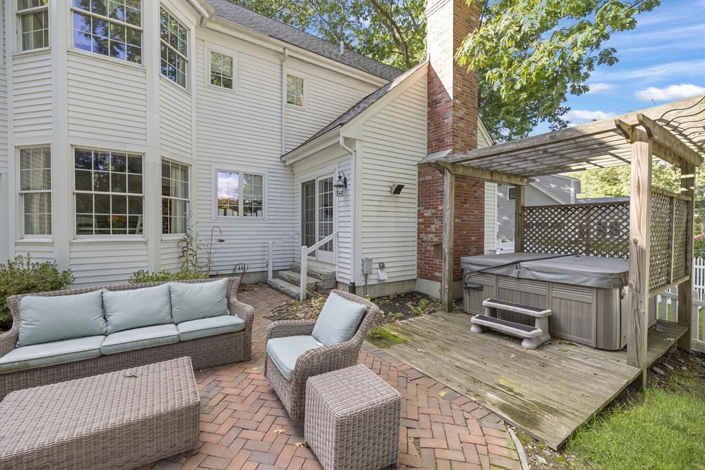 3 Benjamin Road Lexington, MA 02421 - Photo 40 of 42 a view of a house with a patio