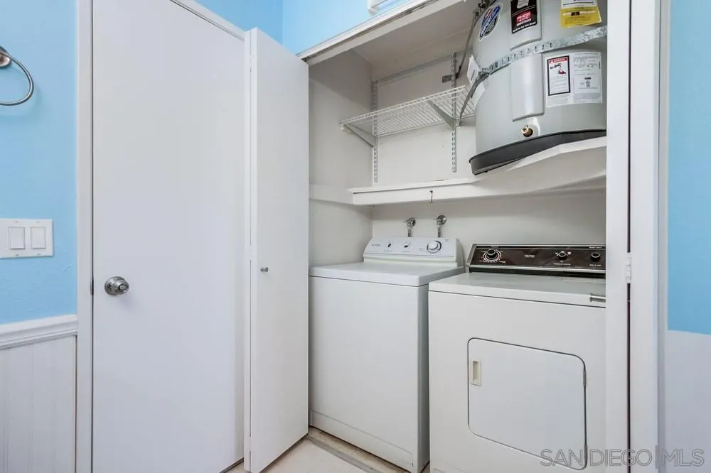 17161 Alva Road, Unit 2323 San Diego, CA 92127 - Photo 11 of 23 a utility room with dryer and washer