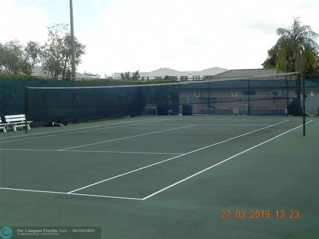7739 Southampton Terrace, Unit 202 Tamarac, FL 33321 - Photo 35 of 39 a view of tennis court