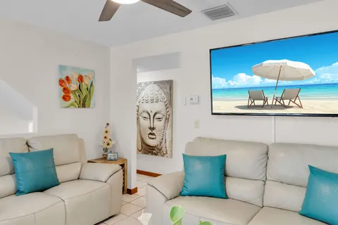 a bedroom with a bed and a fireplace