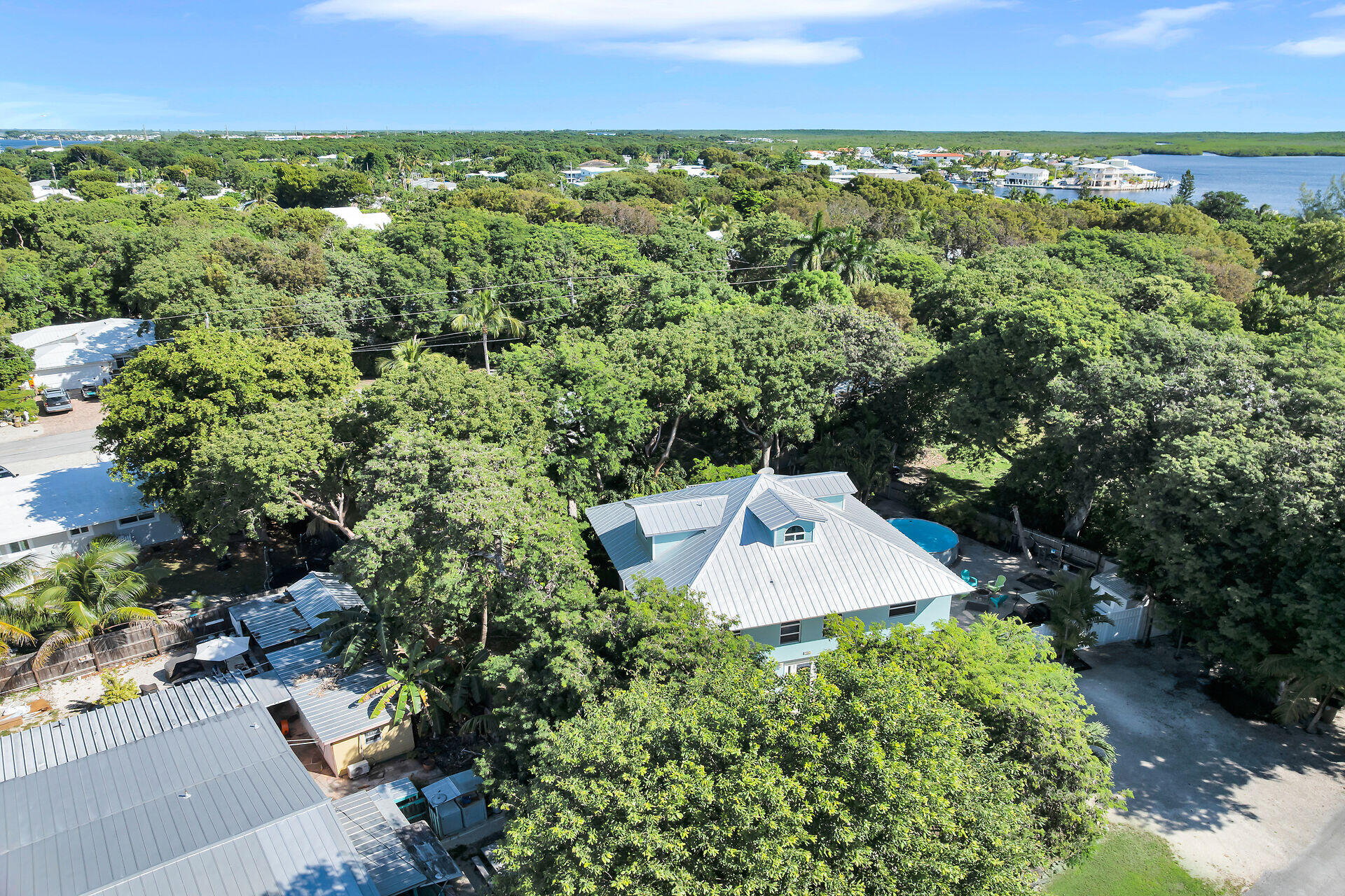 593 Bonito Avenue Key Largo, FL 33037 - Photo 72 of 72 an aerial view of a house