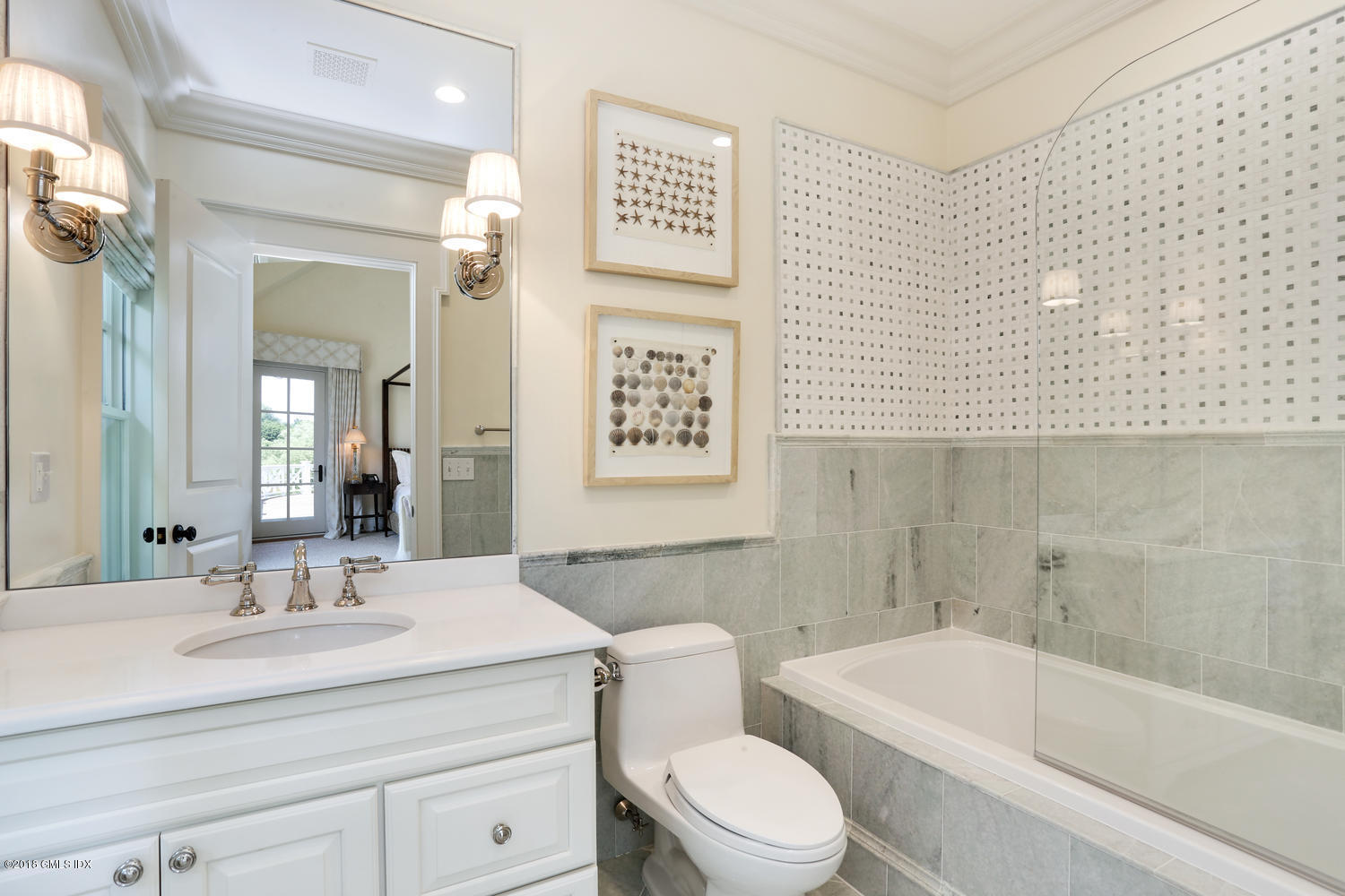 35 Close Road Greenwich, CT 06831 - Photo 50 of 78 a bathroom with a bath tub a sink and a toilet