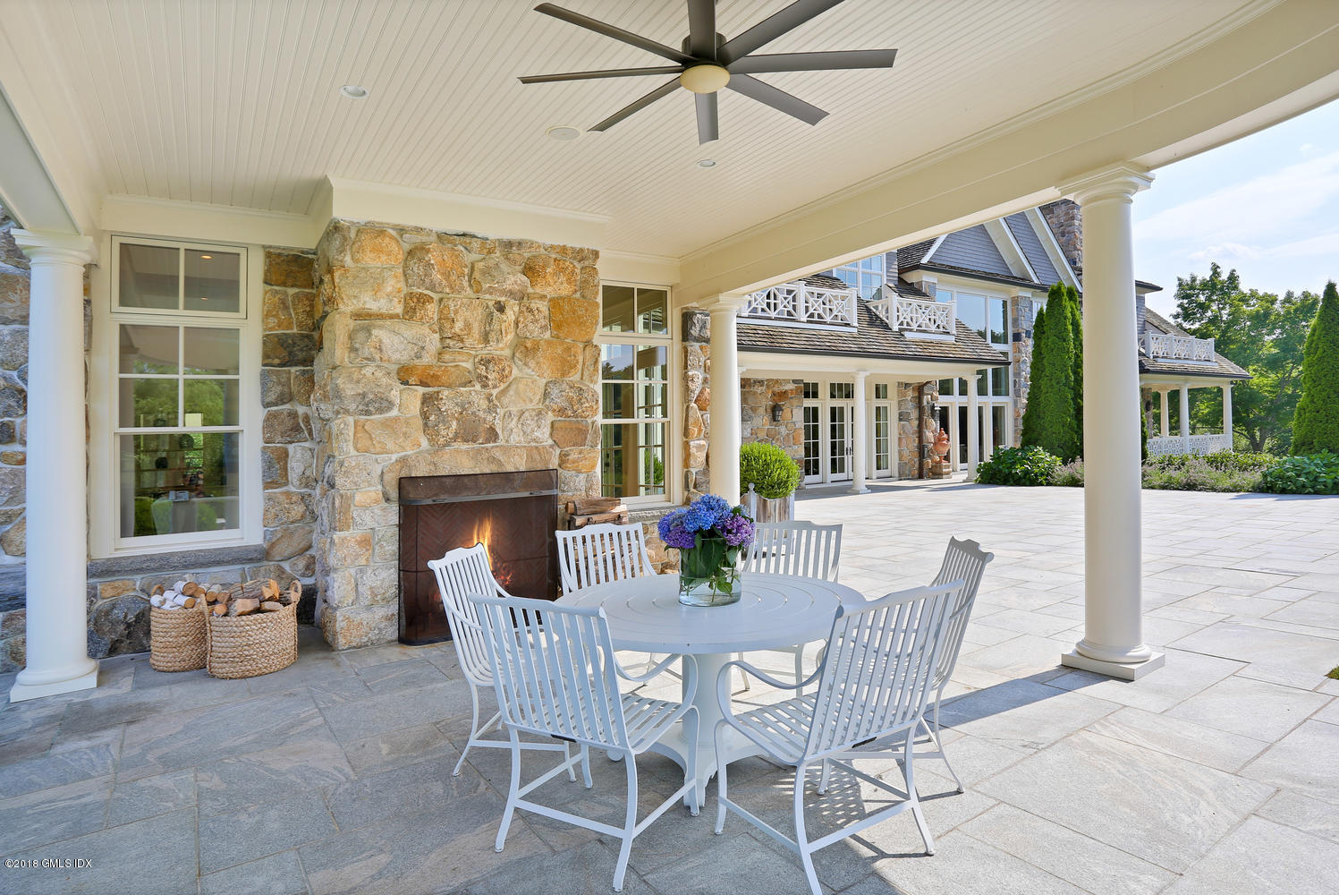 35 Close Road Greenwich, CT 06831 - Photo 67 of 78 a view of a house with backyard and porch