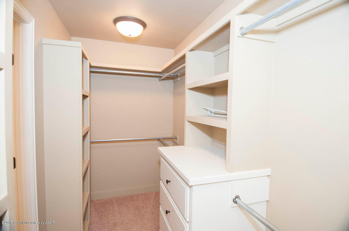 16900 Hope Road Canyon, TX 79015 - Photo 15 of 34 MASTER CLOSET VIEW 1