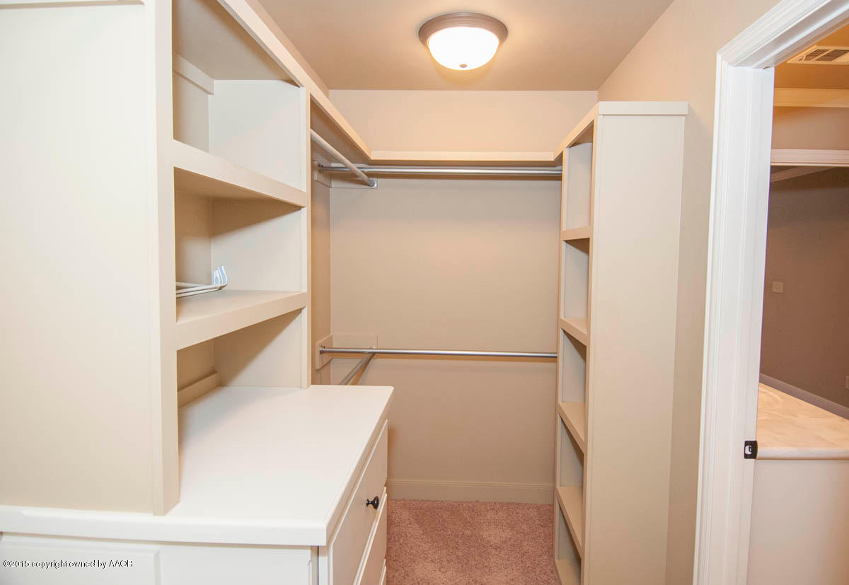 16900 Hope Road Canyon, TX 79015 - Photo 16 of 34 MASTER CLOSET VIEW 2