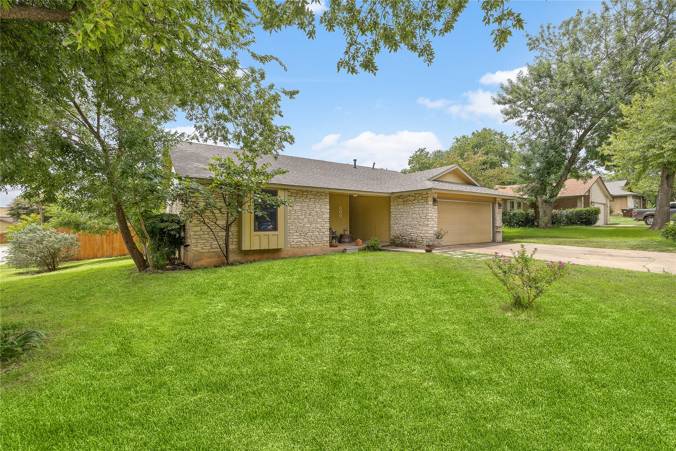 809 Windsor Road Round Rock, TX 78664 - Photo 1 of 1 Large corner lot, new fence and no HOA.
