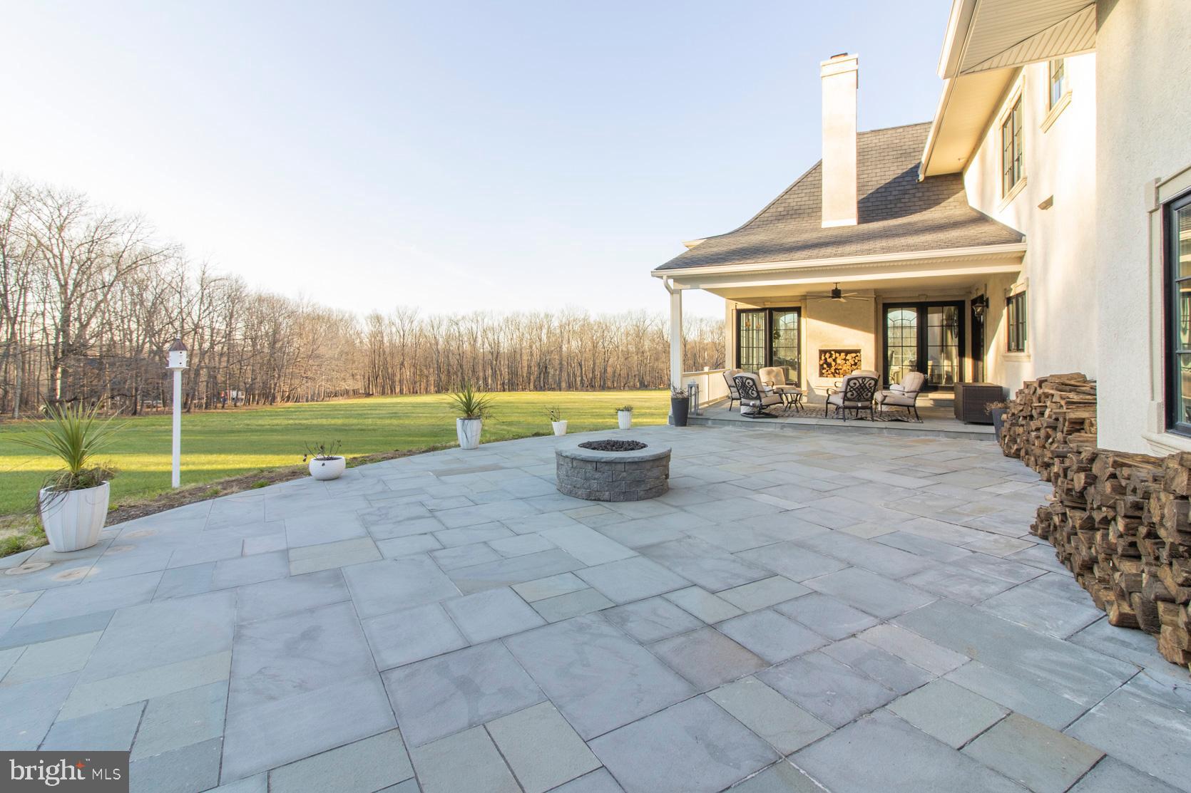 7131 Stump Road Pipersville, PA 18947 - Photo 69 of 76 Expansive Patio and Fire-pit