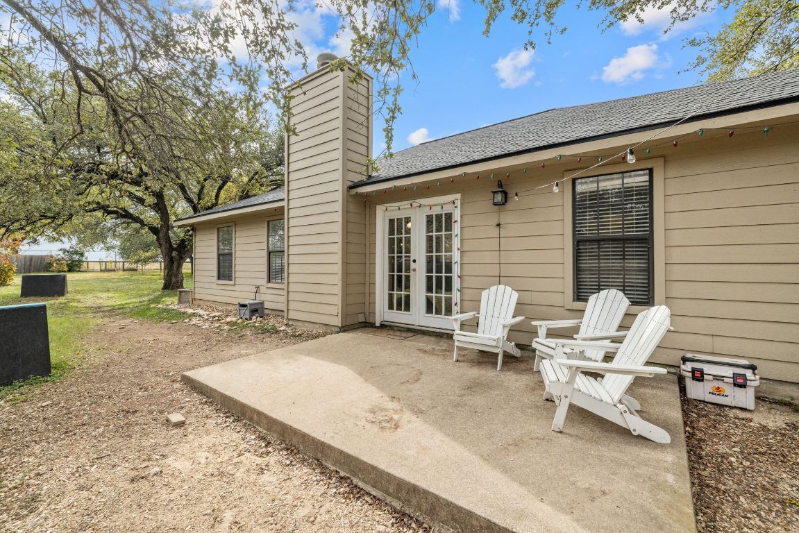 805 Sabinas Court Georgetown, TX 78628 - Photo 21 of 28 Relax on the weekends outdoors on this patio.