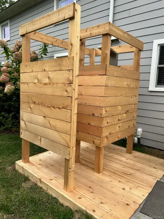 a view of a door of the house