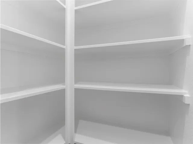 a close view of closet