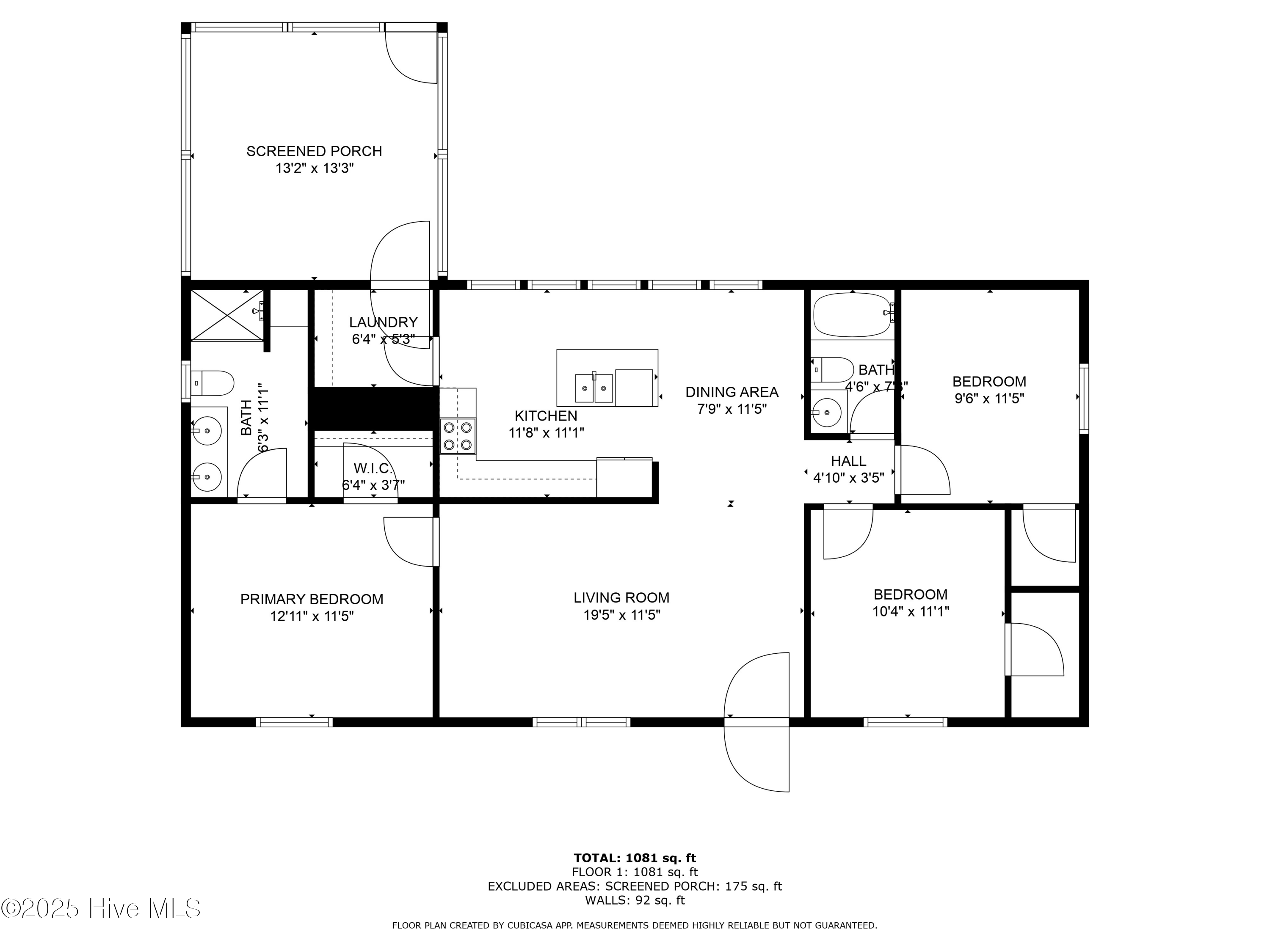 332 Ridgewood Drive Northwest Calabash, NC 28467 - Photo 25 of 25 Floor plan does not show heated sq.ft. Only used for layout of home.