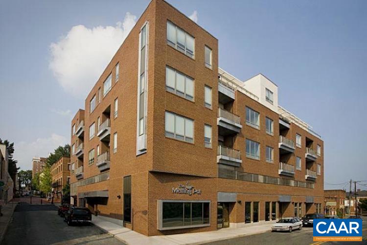 a front view of a building