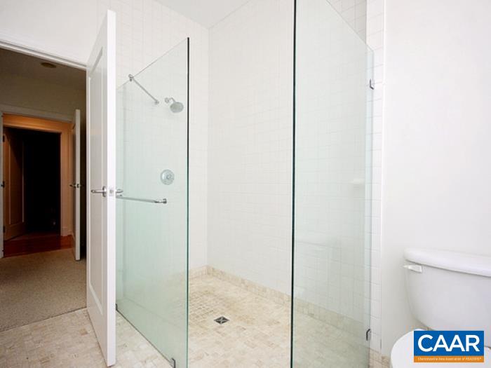 112 5th Street Southeast, Unit 3B Charlottesville, VA 22902 - Photo 7 of 9 a bathroom with a shower and a glass door