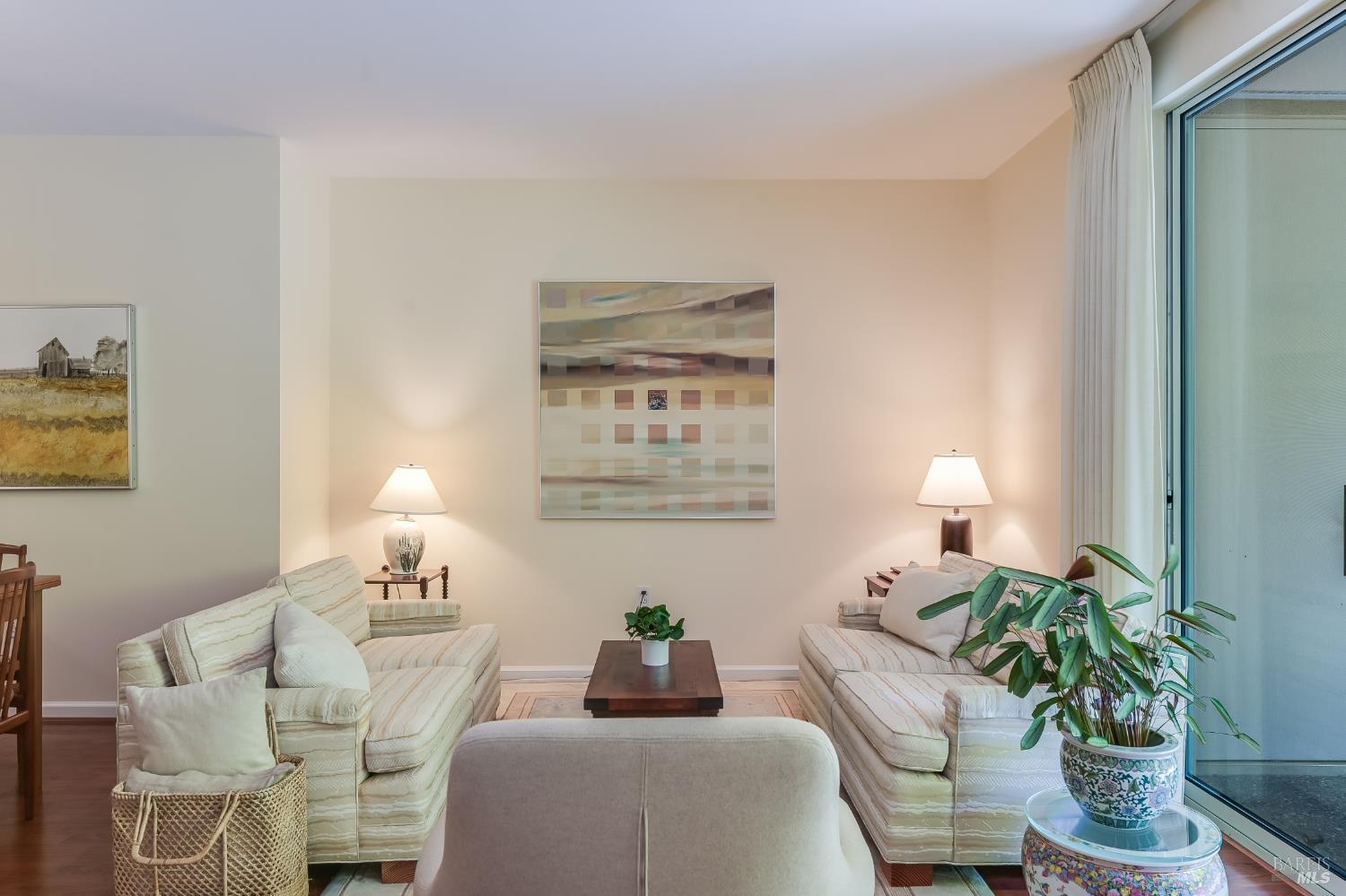 400 Deer Valley Road, Unit 2G San Rafael, CA 94903 - Photo 5 of 26 The extra space in this living room allows for so many design options.
