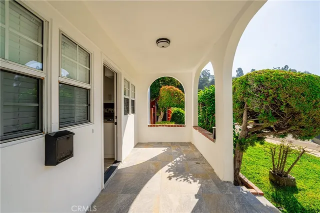 a view of a entryway door of the house