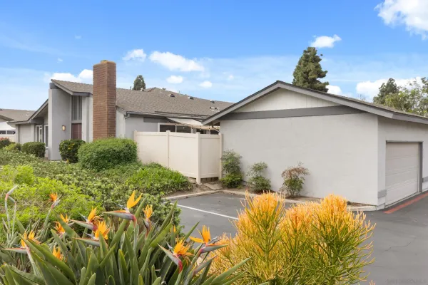 a house view with a outdoor space