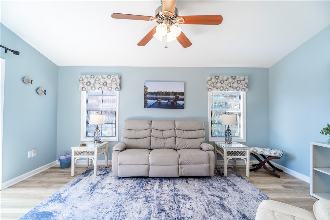1230 Melton Road, Unit 14 West Union, SC 29696 - Photo 10 of 23 Living room featuring a ceiling fan and lvl floors