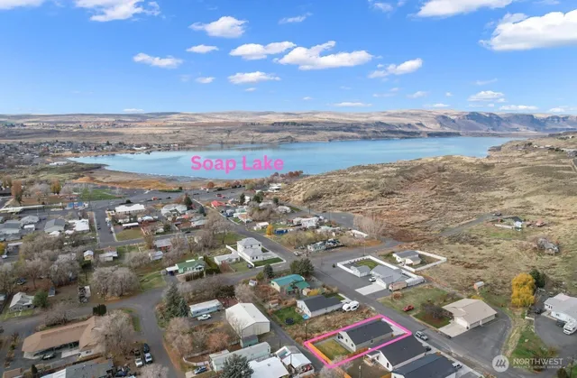 a view of city and ocean
