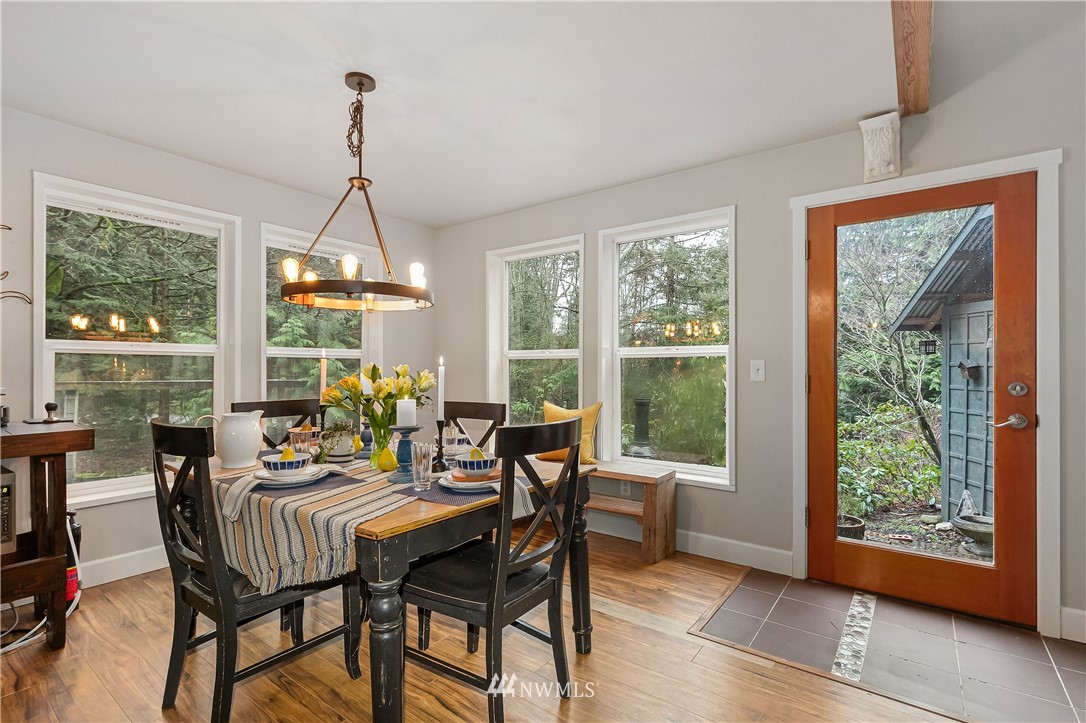 467 Cove Road Bellingham, WA 98229 - Photo 13 of 40 a view of a dining room with furniture window and outside view